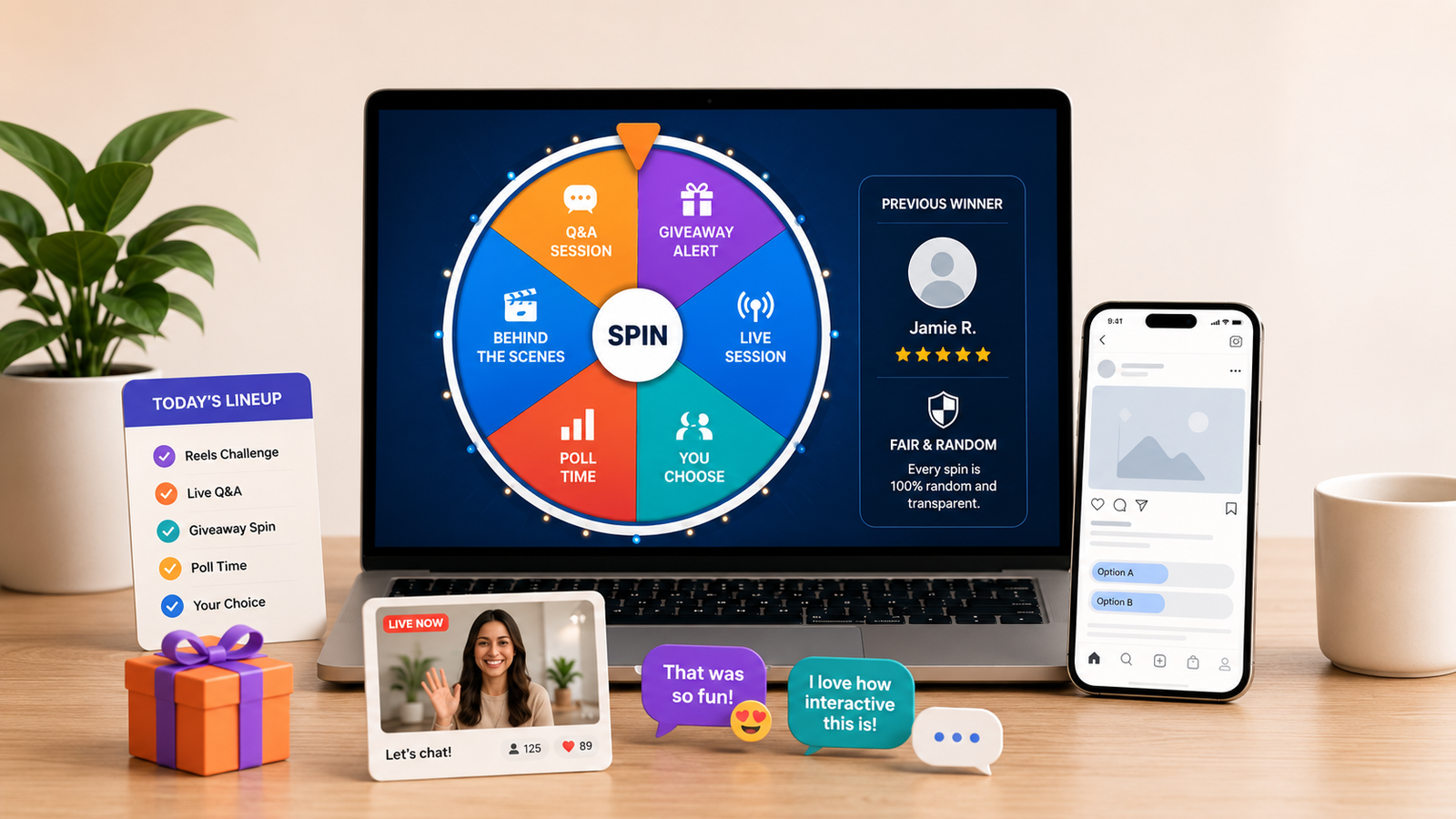 How to Use a Spin Wheel for Social Media Engagement