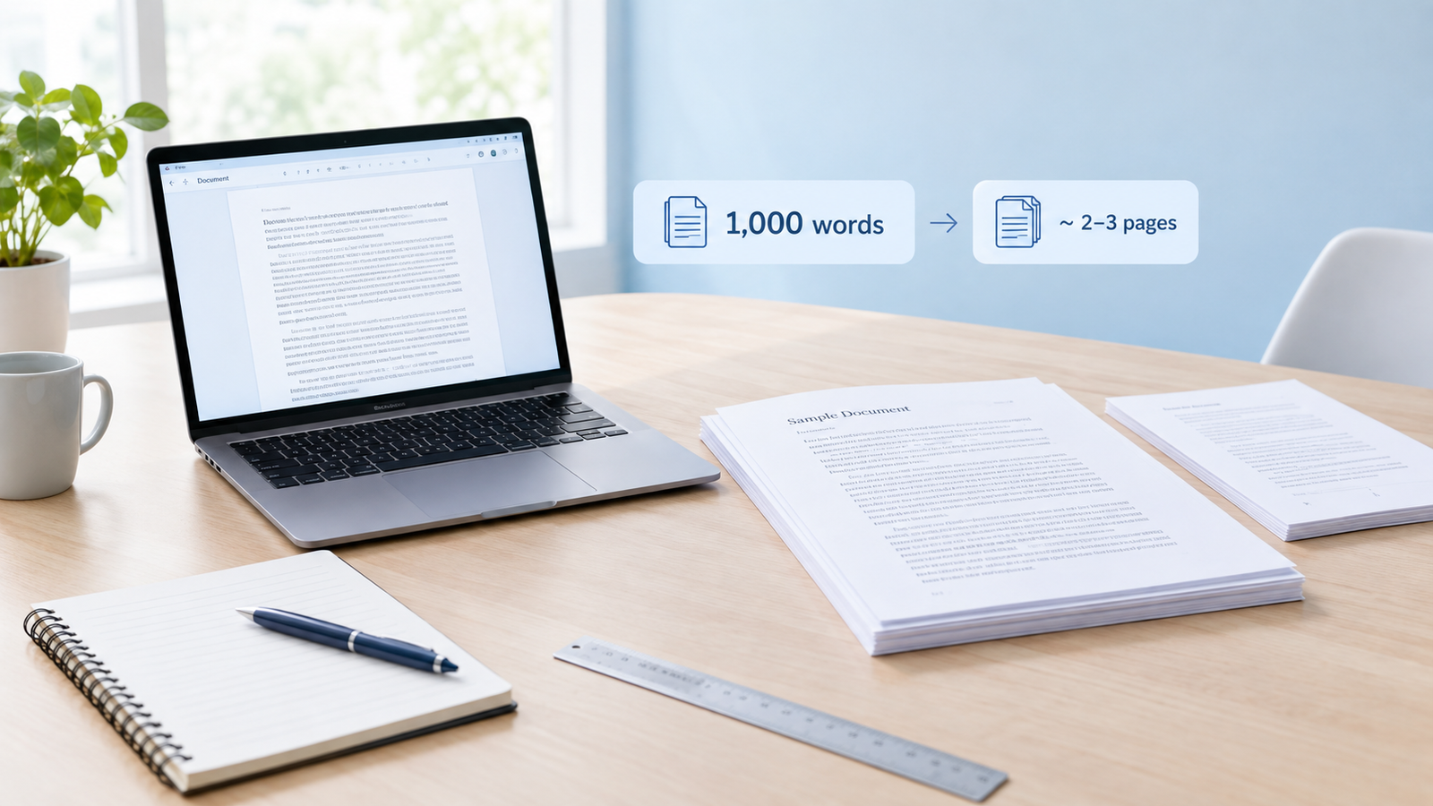 How Many Pages Is 1000 Words? A Simple Guide