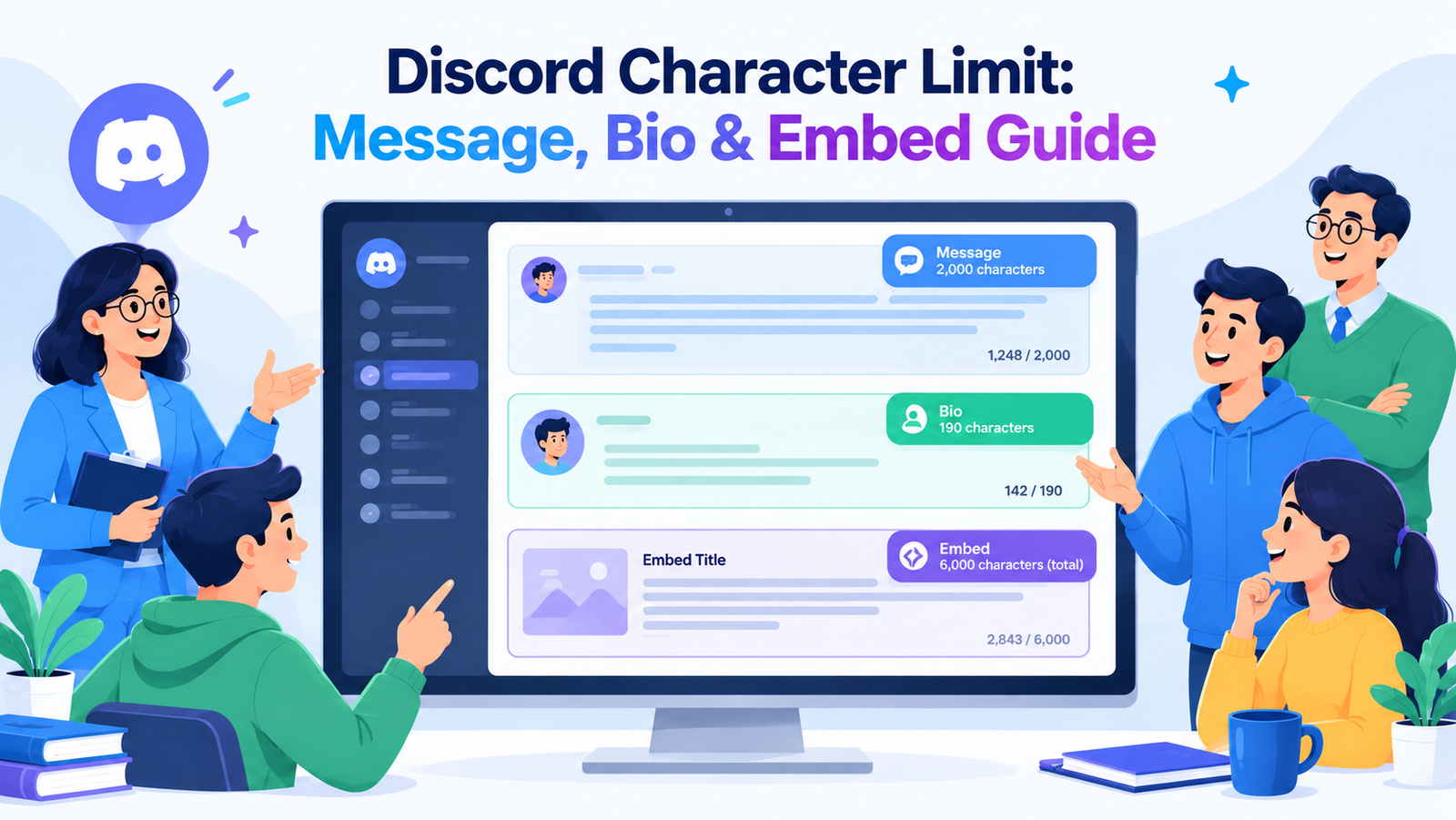 Discord Character Limit: Message, Bio & Embed Guide